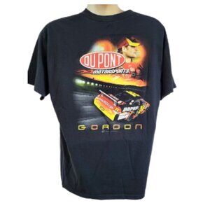 NASCAR Winner's Circle Jeff Gordon 24 Black 100% Cotton T-Shirt - Men's XL